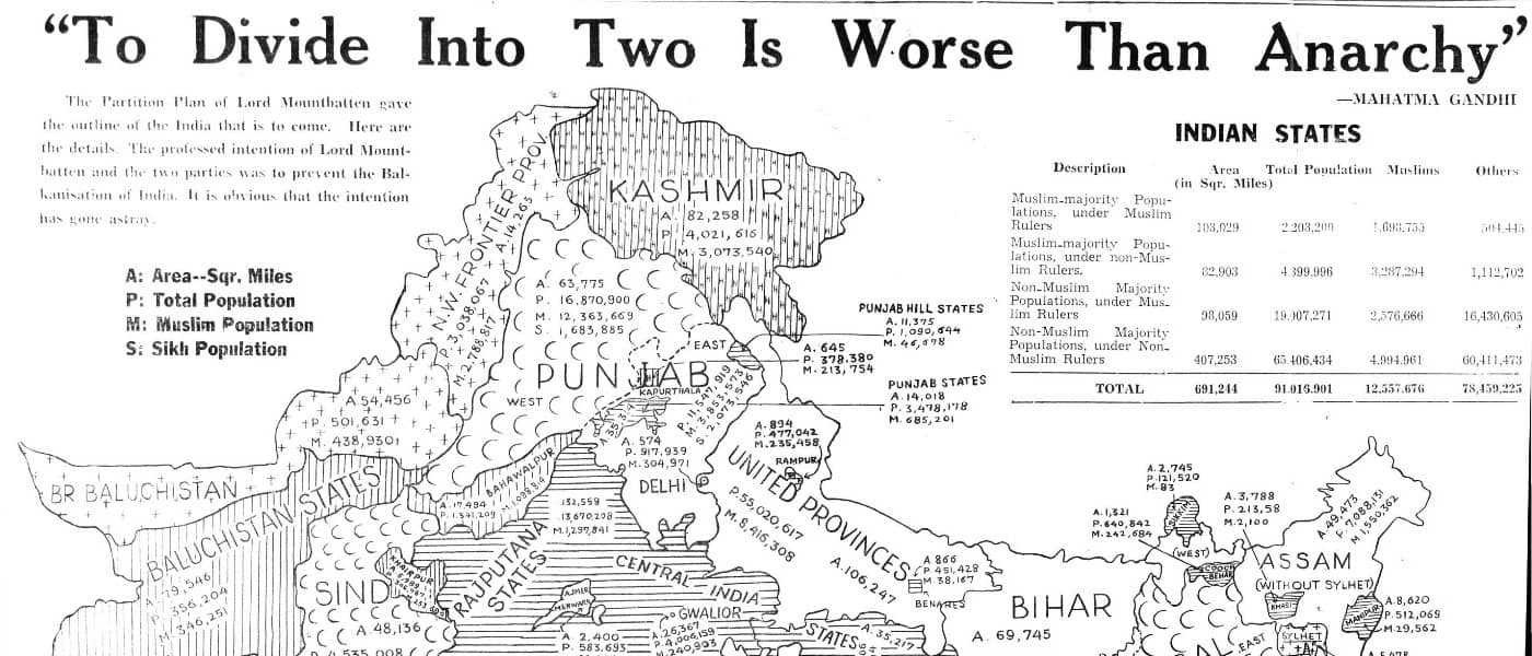 Central File: Decimal File 845.014, Internal Affairs Of States, Government. Mandates, Recognition., India, Territory. Maps, January 23, 1945 - November 9, 1948. January 23, 1945 - November 9, 1948. MS India from Crown Rule to Republic, 1945-1949: Records of the U.S. State Department. National Archives (United States). Archives Unbound, link.gale.com/apps/doc/SC5105518821/GDSC?u=asiademo&sid=bookmark-GDSC&xid=f6211aea&pg=34.