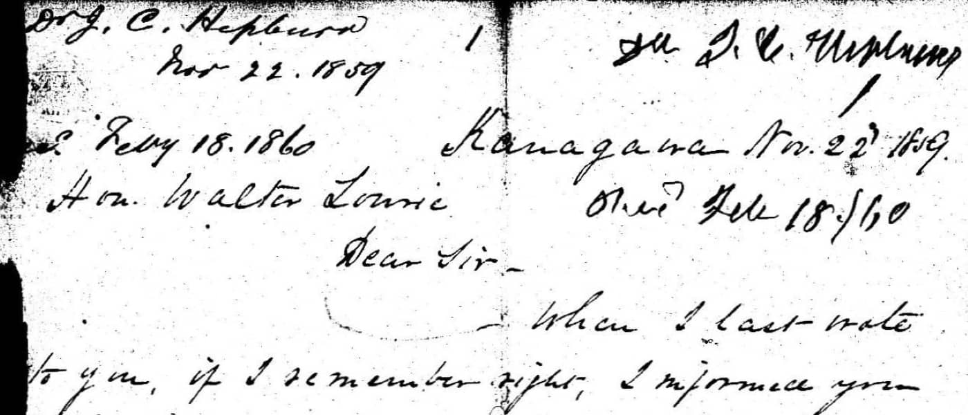 Japan, 1859 - 1911, Incoming, Japan Letters, 1859 - 1868, Volume 1. 1859 - 1868. MS Evangelism in Japan: Correspondence of the Board of Foreign Missions, 1859-1911. Presbyterian Historical Society. Archives Unbound, link.gale.com/apps/doc/SC5112450265/GDSC?u=asiademo&sid=bookmark-GDSC&xid=c9646ff3&pg=20.