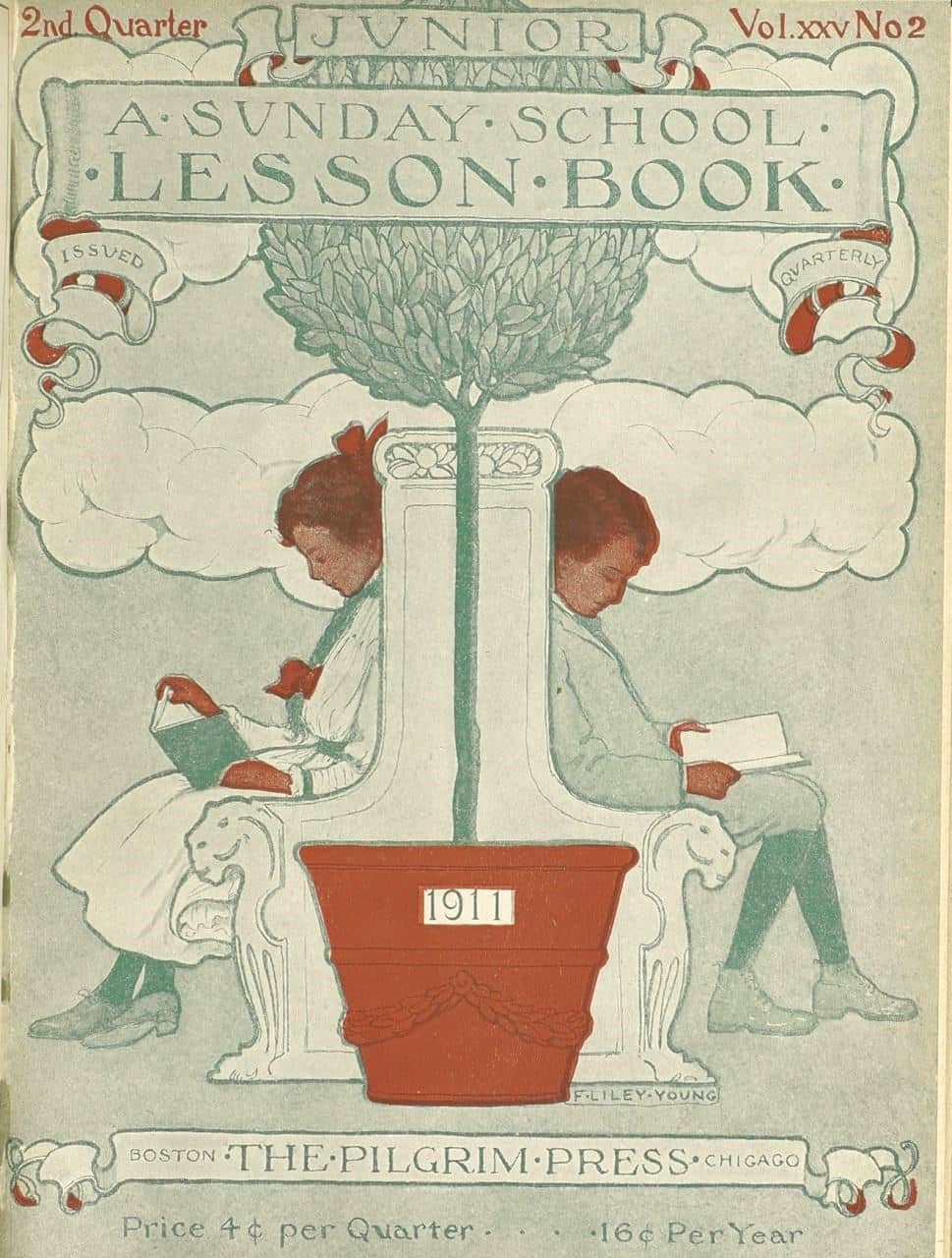 A Sunday School Lesson Book 2nd Quarter No. 2. Vol. 25, The Pilgrim Press, April - June, 1911. Archives Unbound, link.gale.com/apps/doc/SC5110993660/GDSC?u=asiademo&sid=bookmark-GDSC&xid=8cf2d52a&pg=1.